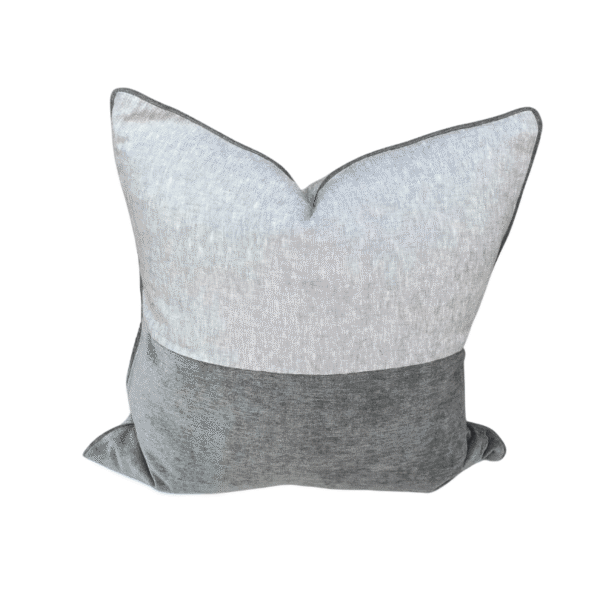 Two Tone Grey Velvet