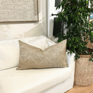 Beige geometric rustic