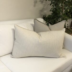 Linen Pinstripe