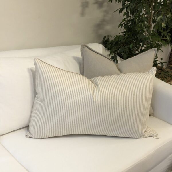 Linen Pinstripe